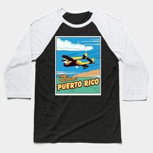 Puerto Rico travel poster Baseball T-Shirt